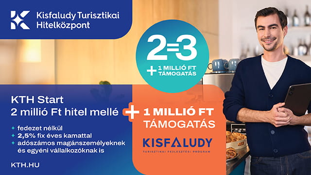 A 2=3 akcióval a legkisebb turisztikai szereplők hitelfelvételi kedvét élénkíti a kormány_