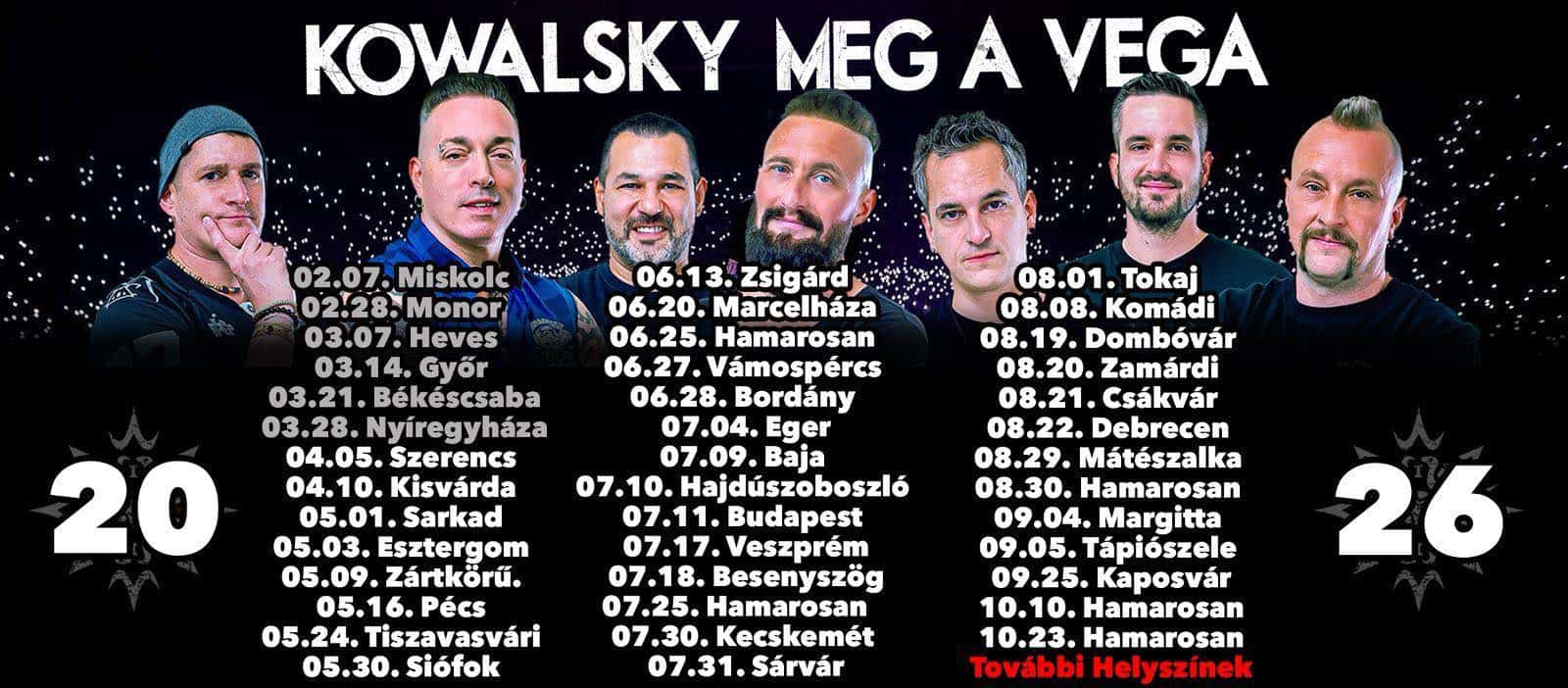 Kowalsky meg a Vega koncertek