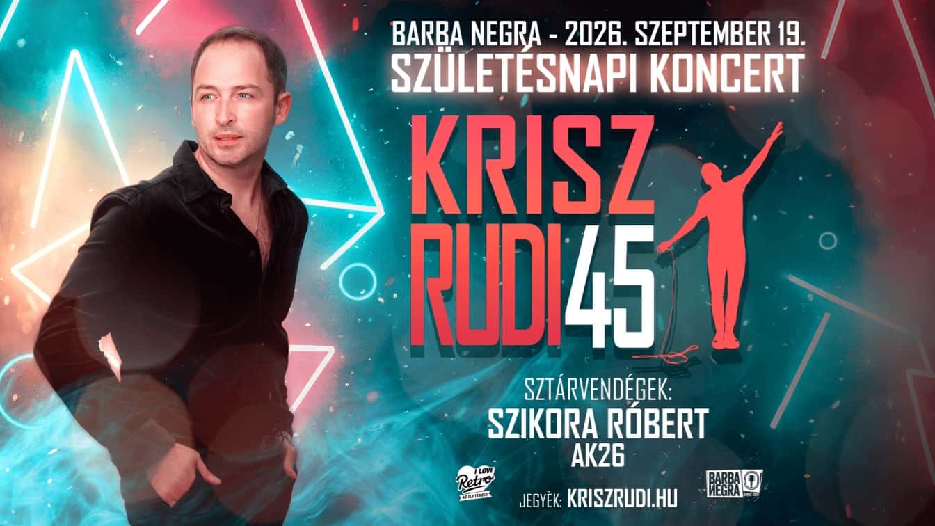 Krisz Rudi Koncert 2026 Budapest - GOTRAVEL