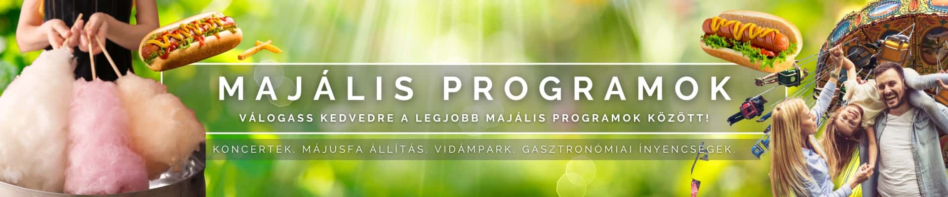 Majális programok 2026